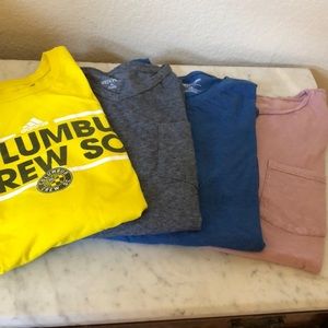 4 Men’s T-Shirts 1 Merona, 1 Adidas, 2 Mossimo XL